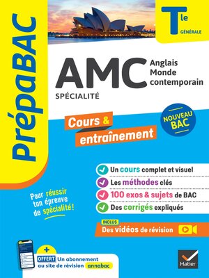 cover image of Prépabac AMC (Anglais monde contemporain) Tle générale (spécialité)--Bac 2024